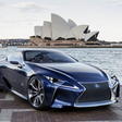 Lexus LF-LC pintado de azul na Austrália e com produção na calha