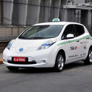Nissan testa táxis elétricos em São Paulo Nissan testa táxis elétricos em São Paulo