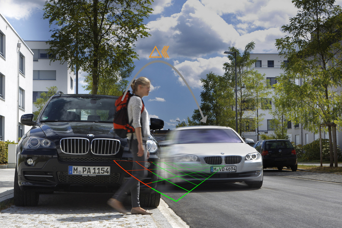 If pedestrians wore the transponders, the car would know where they are If pedestrians wore the transponders, the car would know where they are