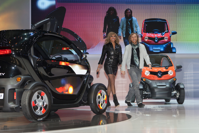 Cathy and David Guetta Become Renault Twizy Ambassadors Cathy and David Guetta Become Renault Twizy Ambassadors