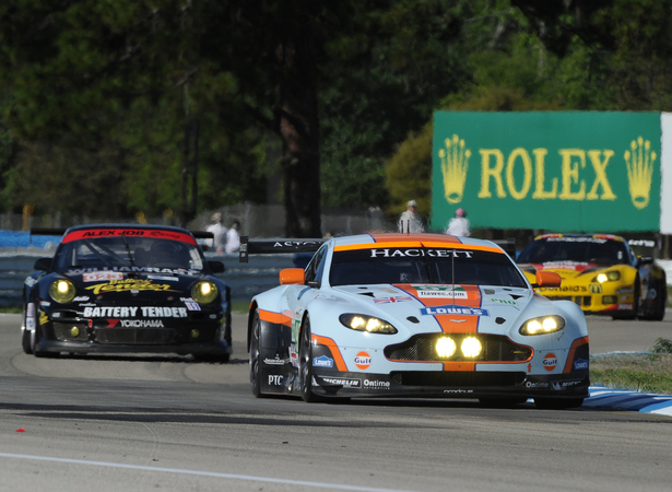 Aston Martin raced in the first several ALMS races for development Aston Martin raced in the first several ALMS races for development