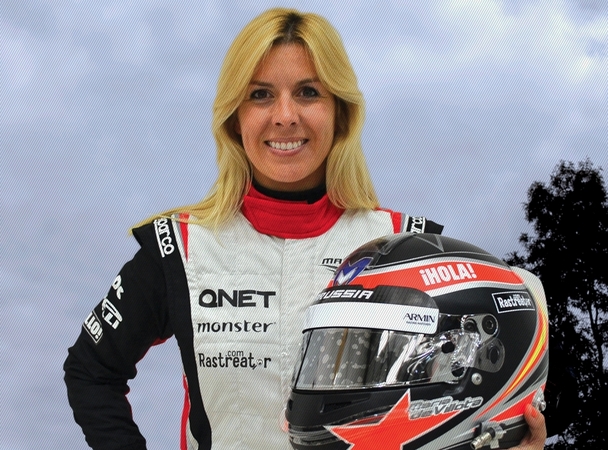 Her accident came during her first test for Marussia Her accident came during her first test for Marussia