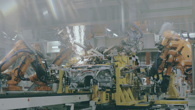 BMW makes music in factory BMW makes music in factory