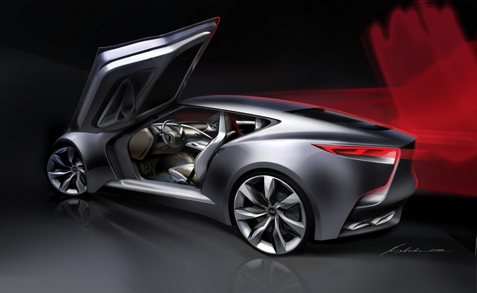 Apesar de ainda não ter sido confimado o novo protótipo da Hyundai poderá servir de inspiração para o novo Genesis Apesar de ainda não ter sido confimado o novo protótipo da Hyundai poderá servir de inspiração para o novo Genesis