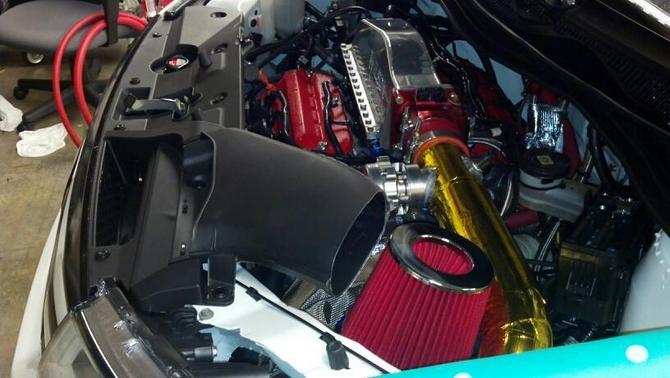 It is the standard engine with an added turbocharger It is the standard engine with an added turbocharger