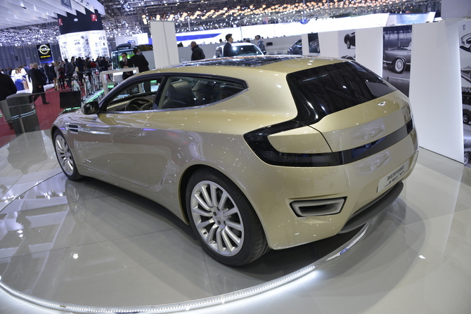 It makes the Rapide into a shooting brake It makes the Rapide into a shooting brake