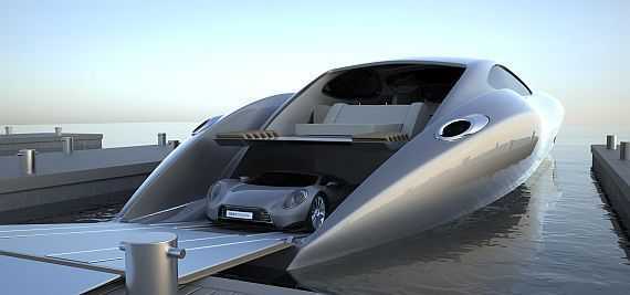 Stand Craft 122 Superyacht Concept That Comes with a Supercar Stand Craft 122 Superyacht Concept That Comes with a Supercar
