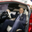 Minister Corrado Clini testing a Lamborghini