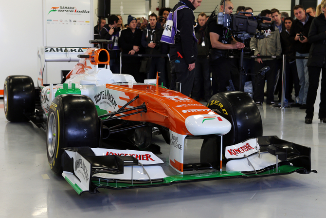 A equipa refere que o novo carro tem um chassis completamente novo A equipa refere que o novo carro tem um chassis completamente novo