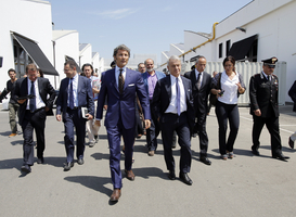 CEO Stephen Winkelman liderou a inauguração do novo centro