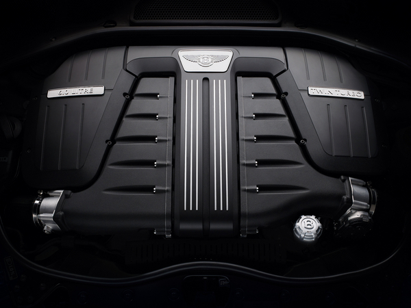 The Continental has a 6.0 liter, 48-valve, four-cam, twin turbocharged W12 engine. The Continental has a 6.0 liter, 48-valve, four-cam, twin turbocharged W12 engine.