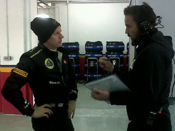 Raikkonen Takes to the Track for the First Time for Lotus Raikkonen Takes to the Track for the First Time for Lotus