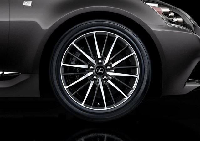 The F Sport also gets different wheels The F Sport also gets different wheels