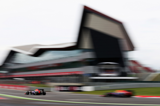 Webber and Vettel were in second and third in the second practice session Webber and Vettel were in second and third in the second practice session