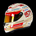 Alonso agradece aos seus fãs no capacete