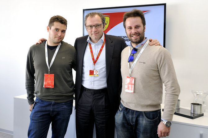 Os dois convidados puderam perguntar tudo o que quiseram a Domenicali Os dois convidados puderam perguntar tudo o que quiseram a Domenicali