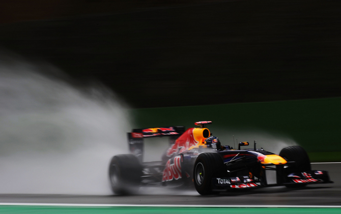 Vettel conquers pole in Spa Vettel conquers pole in Spa
