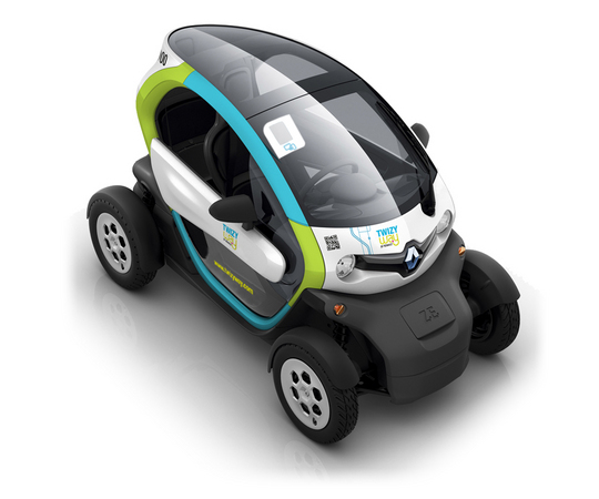 L flotte de 50 Renault Twizy est répartis sur 27 km2 L flotte de 50 Renault Twizy est répartis sur 27 km2