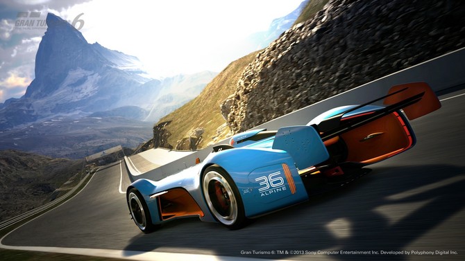 Renault describes the Vision Gran Turismo as a crossroad between the past, present and future of the history of Alpine Renault describes the Vision Gran Turismo as a crossroad between the past, present and future of the history of Alpine