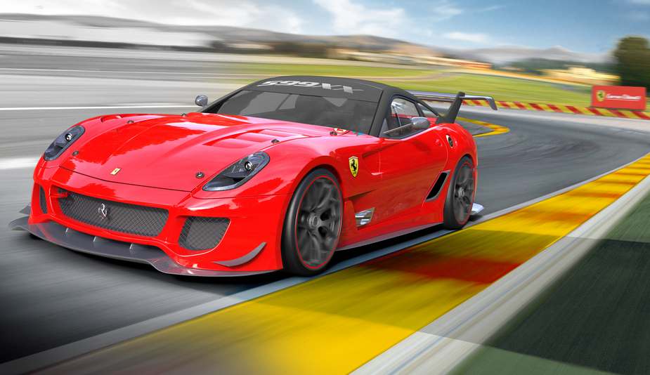 O 599XX está equipado com um motor 6.0l V12 com uma potência de  720cv às 9000rpm