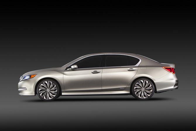 Acura RLX Concept Shows Future Acura Flagship Sedan Acura RLX Concept Shows Future Acura Flagship Sedan
