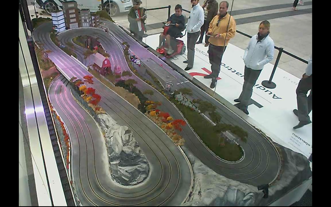 The track is quite large The track is quite large