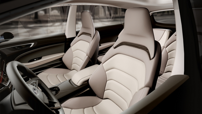 The seats are surprisingly sporty for an MPV The seats are surprisingly sporty for an MPV