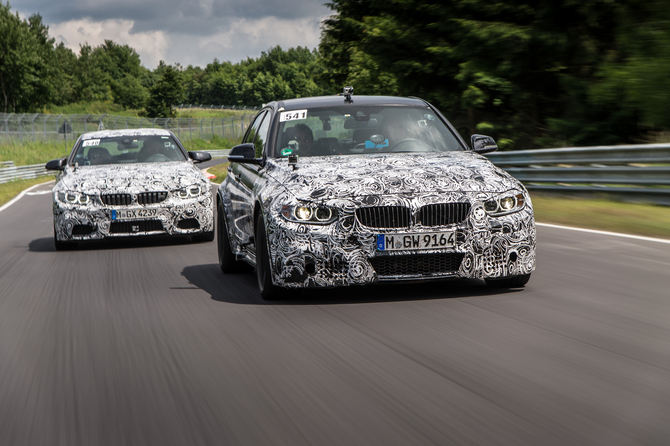 BMW is testing the M3 and M4 on the Nordschleife BMW is testing the M3 and M4 on the Nordschleife