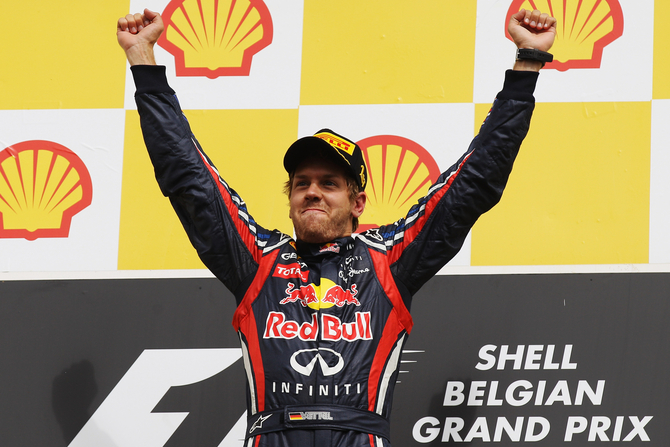 Vettel returns to victories in Spa Vettel returns to victories in Spa