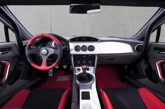The interior has added gauges. The interior has added gauges.