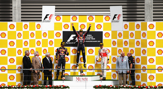 Vettel returns to victories in Spa Vettel returns to victories in Spa