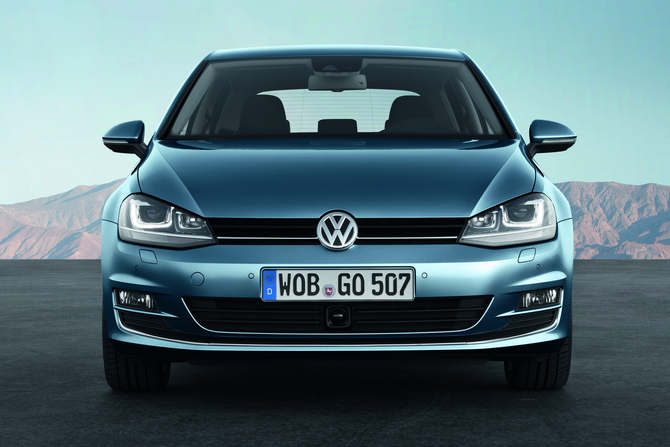 Die Frontansicht des neuen Golf. Die Frontansicht des neuen Golf.