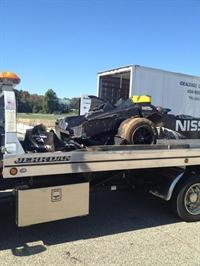 Deltawing Crashes During Petit Le Mans Practice Deltawing Crashes During Petit Le Mans Practice