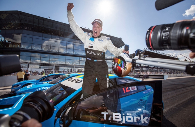 STCC Champion Thed Björk will race the car in Shanghai STCC Champion Thed Björk will race the car in Shanghai