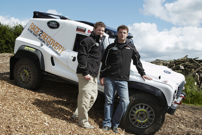One team has an amputee driver and co-driver One team has an amputee driver and co-driver