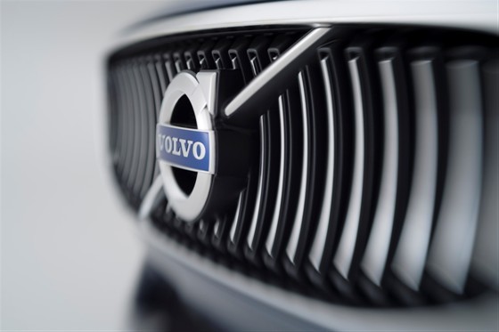 Detalhe do design da nova grelha Volvo Detalhe do design da nova grelha Volvo