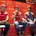 Alsonso during the opening of the Ferrari store in Madrid