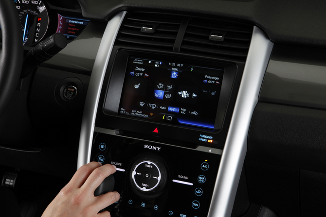 Ford's infotainment system is known as MyFord Touch and SYNC and has been in Ford's vehicles since 2007 Ford's infotainment system is known as MyFord Touch and SYNC and has been in Ford's vehicles since 2007