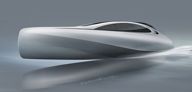 The yacht will be built in the UK The yacht will be built in the UK