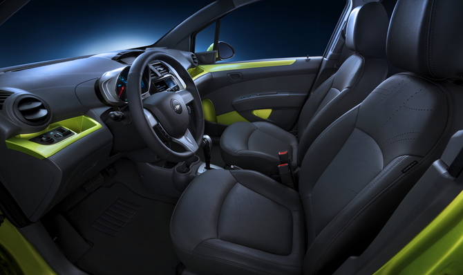 Chevy Spark Offers Inexpensive City Car with Motorcycle-tinged Interior Chevy Spark Offers Inexpensive City Car with Motorcycle-tinged Interior