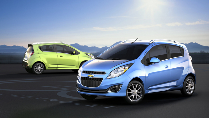 Chevy Spark Offers Inexpensive City Car with Motorcycle-tinged Interior Chevy Spark Offers Inexpensive City Car with Motorcycle-tinged Interior