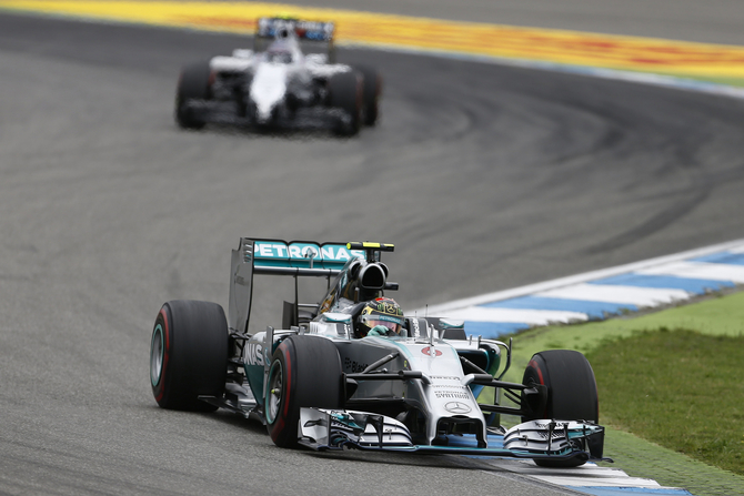 The German driver had a comfortable win in Hockenheim The German driver had a comfortable win in Hockenheim