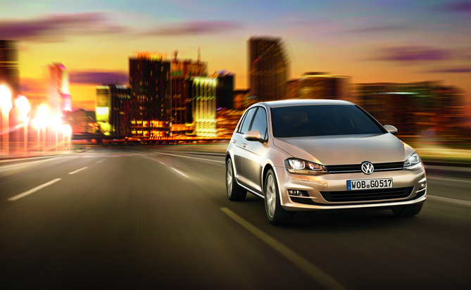 O novo Volkswagen Golf foi apresentado em setembro em Berlim O novo Volkswagen Golf foi apresentado em setembro em Berlim