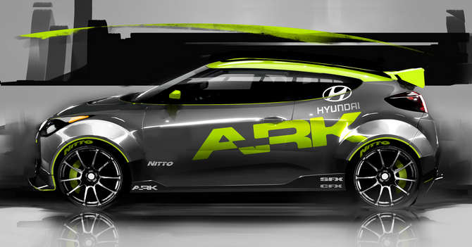 Hyundai Bringing Modified, Turbocharged Veloster at Sema Hyundai Bringing Modified, Turbocharged Veloster at Sema