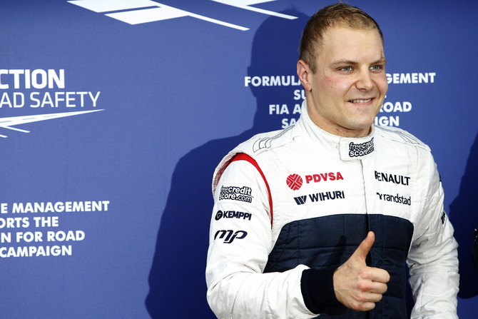 Bottas was Williams' test driver last year Bottas was Williams' test driver last year