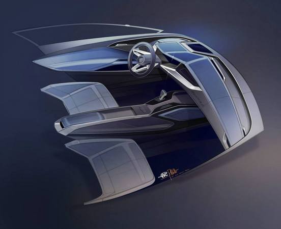 The interior appears very driver-oriented The interior appears very driver-oriented