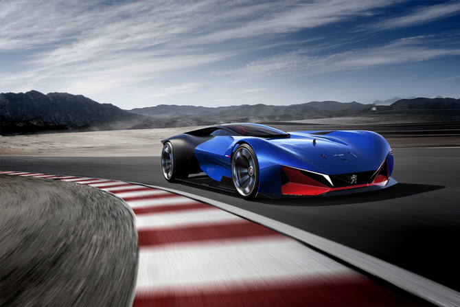 The single-seater concept is equipped with a 271hp petrol engine combined with two electric motors The single-seater concept is equipped with a 271hp petrol engine combined with two electric motors