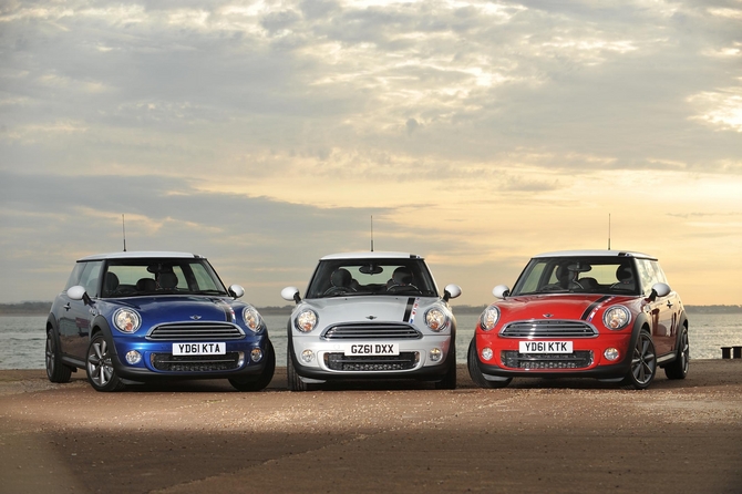 Mini Celebrates London Olympics by Having Long Jumper Leap Over Special Edition Mini Mini Celebrates London Olympics by Having Long Jumper Leap Over Special Edition Mini