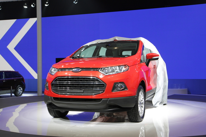 The Ecosport being revealed in China The Ecosport being revealed in China