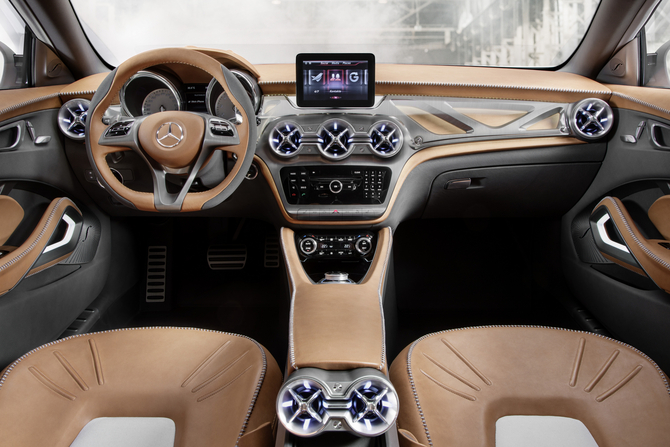 The interior is made from aluminum and leather The interior is made from aluminum and leather
